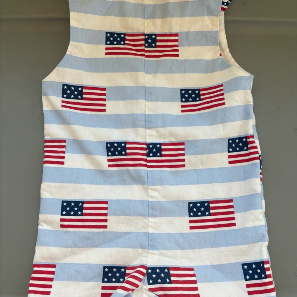 Smockingbird Patriotic Kids Shortall